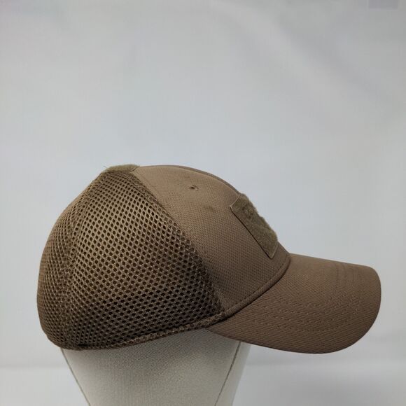 Condor Patch Fitted Mesh Back Hat Brown L/XL Vent Holes 6 Panel - Picture 4 of 9